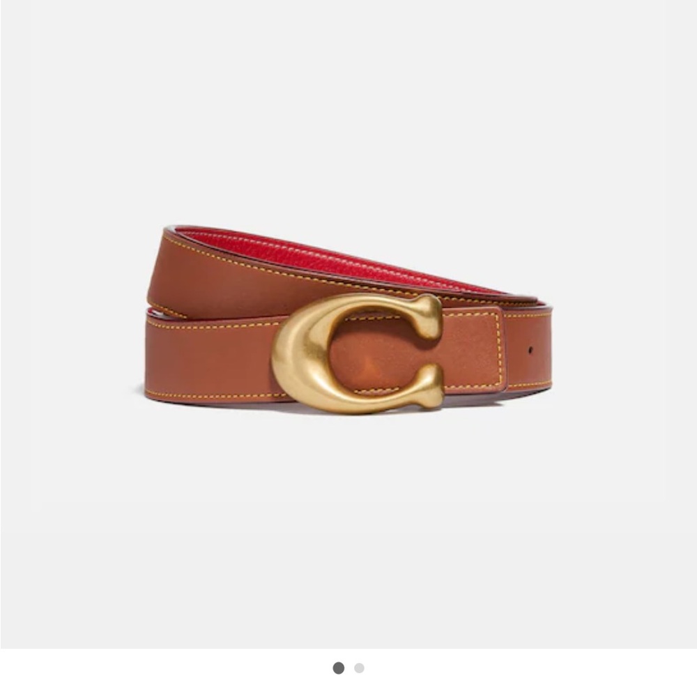 Coach Reversible Belt